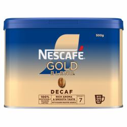 Nestle x6 Tin Nescafe Gold Blend Decaf. 500g
