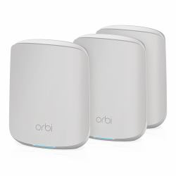 NETGEAR Orbi RBK353 AX1800 WiFi 6 Dual-band Mesh System Dual-band [2.4 GHz / 5 GHz] Wi-Fi 6 [802.11ax] White 7 Internal 