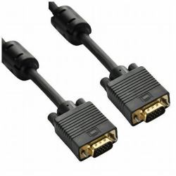 Nilox Cavo Monitor 3 metri S-VGA 15HDM/ 15HDM 6 pezzi VGA cable 3 m VGA [D-Sub] Black 