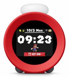 Nintendo 10013963 alarm clock Digital alarm clock Red 