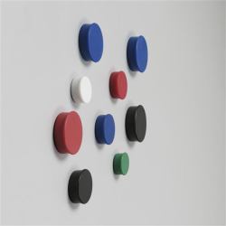 Nobo Magnetic Whiteboard Magnets 10 pack 20mm Coloured Magnets 