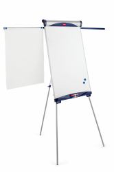 Nobo Essence Tripod Steel Magnetic Whiteboard Easel with Extended Display Arms [Retail Packed] 