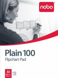 Nobo Flipchart Pad Plain 100 Sheets [ A1] 