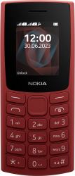 Nokia 105 4.57 cm [1.8"] 78.7 g Red Feature phone 