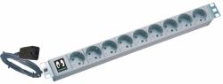 ONLINE USV-Systeme AG ONLINE USV-Systeme KG16A9SCH-RACK surge protector 9 AC outlet[s] Grey 2 m 