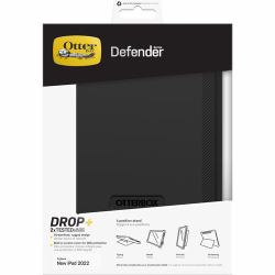 OtterBox Defender Series - Protective case for tablet - rugged - polycarbonate, synthetic rubber - black - for Apple 10.9-inch iPad [10th generation], iPad A16 Wi-Fi, A16 Wi-Fi + Cellular