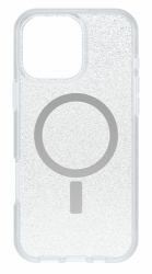 OtterBox React Series - Back cover for mobile phone - MagSafe compatibility - stardust [clear glitter] - for Apple iPhone 16 Pro Max