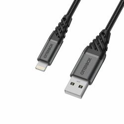 OTTERBOX PREMIUM CABLE USB - ALIGHTNING 2M BLACK