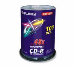 Fujifilm CD-R 700MB 52x, 100-Pk Spindle 100 pc[s] 