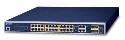 PLANET GS-4210-24PL4C network switch Managed L2/L4 Gigabit Ethernet [10/100/1000] Power over Ethernet [PoE] 1U Blue 