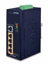 PLANET IGS-504HPT network switch Unmanaged L2 Gigabit Ethernet [10/100/1000] Power over Ethernet [PoE] Blue 
