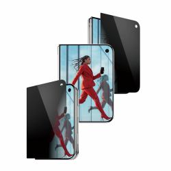 PanzerGlass ® 2-Way Privacy Front Screen Protector iPhone Duo | FRAME FIT w. EasyAligner 