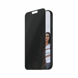 PanzerGlass SAFE. by ® 2-Way Privacy Screen Protector iPhone 16 Plus | 15 Plus | Ultra-Wide Fit 