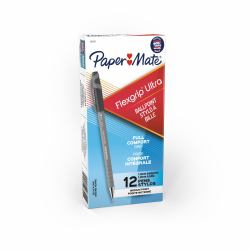 Papermate Paper Mate FlexGrip Ultra Ballpoint Pens, Medium Point [1.0mm] 