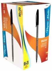 Papermate Inkjoy 100 Black Stick ballpoint pen Medium 100 pc[s] 