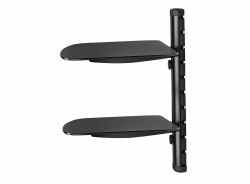 Peerless ACCSH300 AV equipment shelf Black Glass 