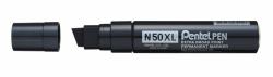 Pentel N50XL permanent marker Chisel tip Black 6 pc[s] 