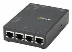 Perle IOLAN SDG4 P network media converter 1000 Mbit/s Multi-mode, Single-mode Black 