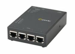 Perle IOLAN STG4 P network media converter 1000 Mbit/s Multi-mode, Single-mode Black 