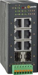 Perle IDS-106GE-2SFP Unmanaged Gigabit Ethernet [10/100/1000] Black 