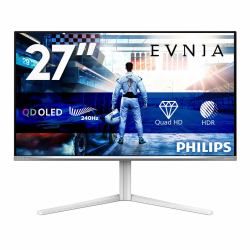 Philips Evnia 6000 27M2N6501L/00 computer monitor 67.3 cm [26.5"] 2560 x 1440 pixels Quad HD QD-OLED White 