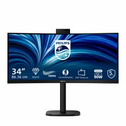 Philips 3000 series 34B2U3600CH/00 computer monitor 86.4 cm [34"] 3440 x 1440 pixels Wide Quad HD LCD Black 