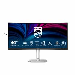 Philips 5000 series 34B2U5600C/00 computer monitor 86.4 cm [34"] 3440 x 1440 pixels Dual QHD LCD Grey 