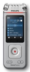 Philips DVT4115 Digital Voice Tracer Flash card Chrome, Silver 