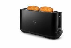 Philips Daily Collection HD2590/90 Toaster - long slot, black 
