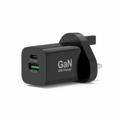 Port Designs 900105-UK mobile device charger Universal Black AC Fast charging Indoor 