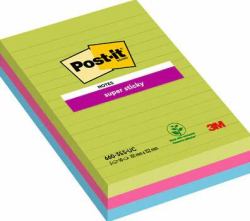Post-It 7100235020 note paper Rectangle Blue, Green, Pink 90 sheets Self-adhesive 