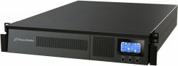 PowerWalker VFI 1000RM LCD uninterruptible power supply [UPS] Double-conversion [Online] 1 kVA 900 W 6 AC outlet[s] 