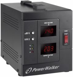 PowerWalker AVR 1500/SIV voltage regulator 230 V 2 AC outlet[s] Black 
