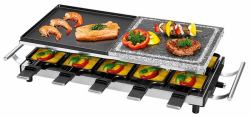 ProfiCook PC-RG 1144 raclette grill 1700 W Black, Satin steel 