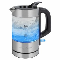 ProfiCook PC-WKS 1228 G electric kettle 0.5 L 1600 W Black, Stainless steel 