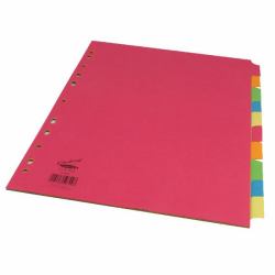 Pukka Concord Bright Subject Divider 10-Part