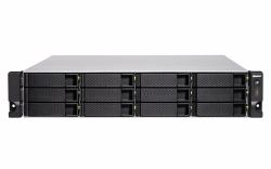 QNAP TS-1283XU-RP NAS Rack [2U] Intel® Xeon® E-2124 8 GB DDR4 0 TB QNAP QTS Black 