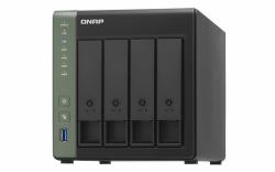 QNAP TS-431X3 NAS Tower Annapurna Labs Alpine AL-314 4 GB DDR3 0 TB QNAP Turbo System Black 