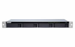 QNAP TS-431XeU NAS Rack [1U] Annapurna Labs Alpine AL-314 8 GB DDR3 0 TB QNAP QTS Black, Stainless steel 