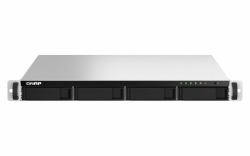 QNAP TS-464U-RP NAS Rack [1U] Intel® Celeron® N5095 4 GB DDR4 0 TB QNAP Turbo System Aluminium, Black 