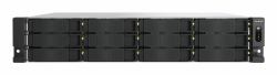 QNAP TS-H1277AXU-RP NAS Rack [2U] AMD Ryzen™ 5 16 GB DDR5 0 TB QuTS hero Black 