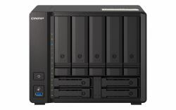 QNAP TS-H973AX NAS Tower Ryzen Embedded V1500B 8 GB DDR4 0 TB QuTS hero Black 
