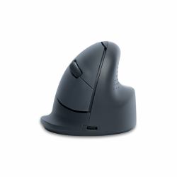 R-Go Tools Vertical mouse R-Go HE Basic, ergonomic mouse, medium [hand size ≥ 185 mm], right-handed, Bluetooth, grey 