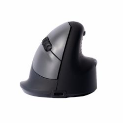 R-Go Tools Ergonomic mouse R-Go HE Break with break software, medium [hand size 165-185 mm], right-handed, Bluetooth, black 