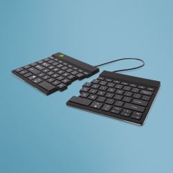 R-Go Tools Ergonomic keyboard R-Go Split Break with break software, ergonomic split keyboard, QWERTY [US], Bluetooth, black  - German version