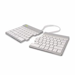 R-Go Tools Ergonomic keyboard R-Go Split Break with break software, ergonomic split keyboard, QWERTY [US], Bluetooth, white  - German version