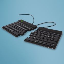R-Go Tools Ergonomic keyboard R-Go Split Break v2 with break software, ergonomic split keyboard, QWERTY [IT], Wired, black  - German version