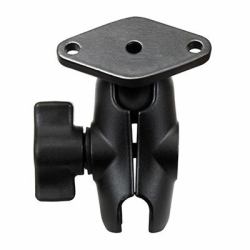 RAM Mounts Double Socket Arm with Diamond Plate 