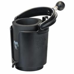 RAM Mounts Drink Cup holder, B-size - Level Cup 16oz Drink Holder - with Ball, Clip, Black,Blue, Composite, 208.6 g - Warranty: 300M