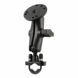 RAM Mounts Handlebar U-Bolt Double Ball Mount with Round Plate 